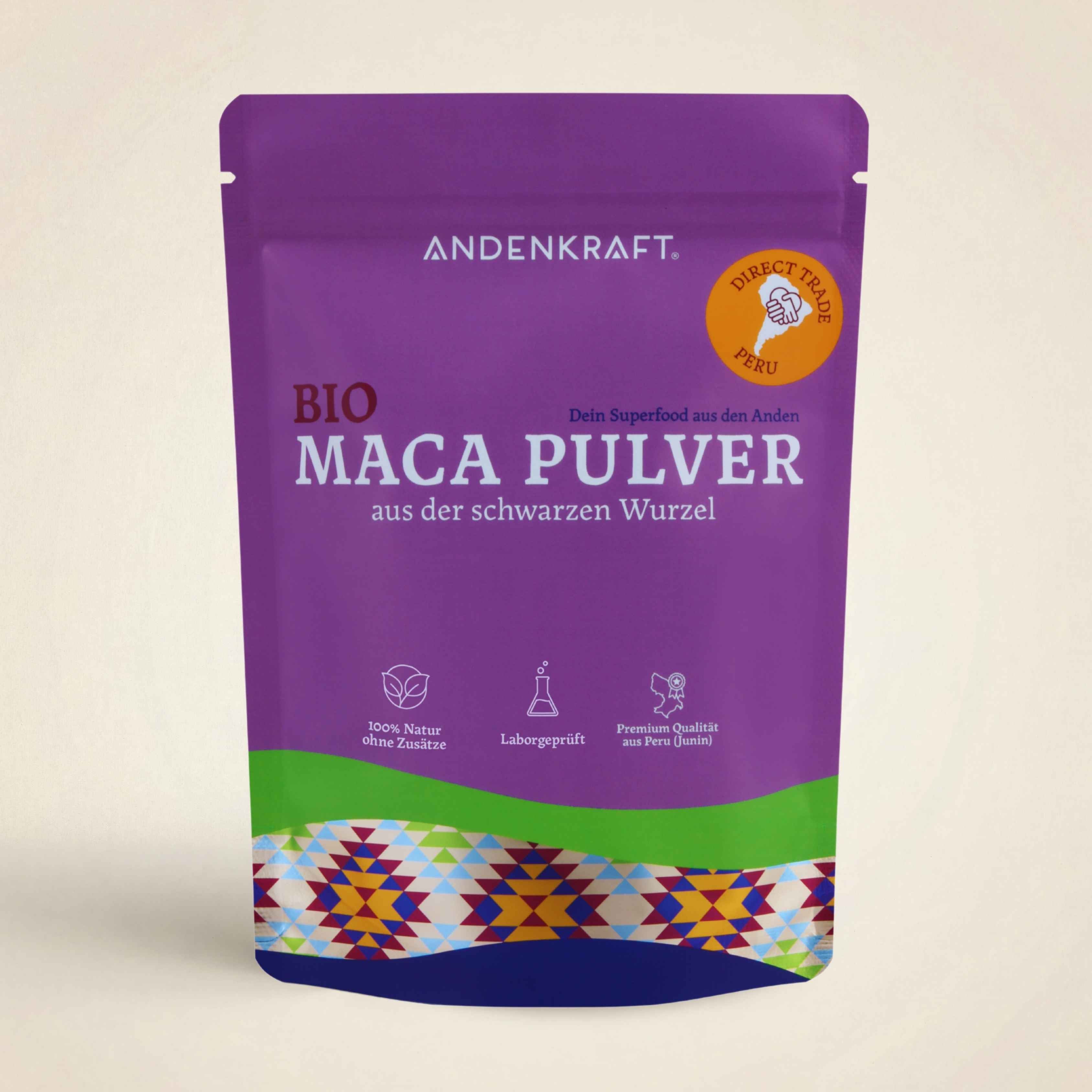 Bio Maca Pulver - schwarz