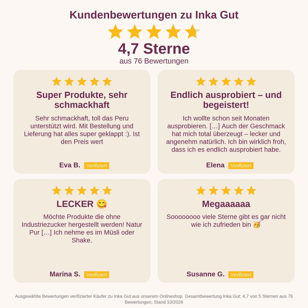 Inka Gut - Darm Routine