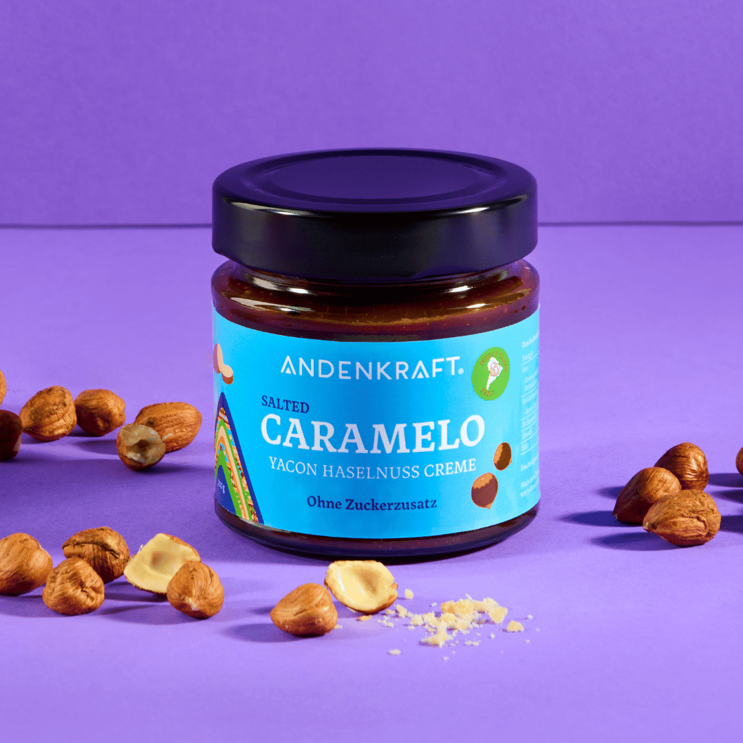 Salted Caramelo Yacon Haselnuss Creme