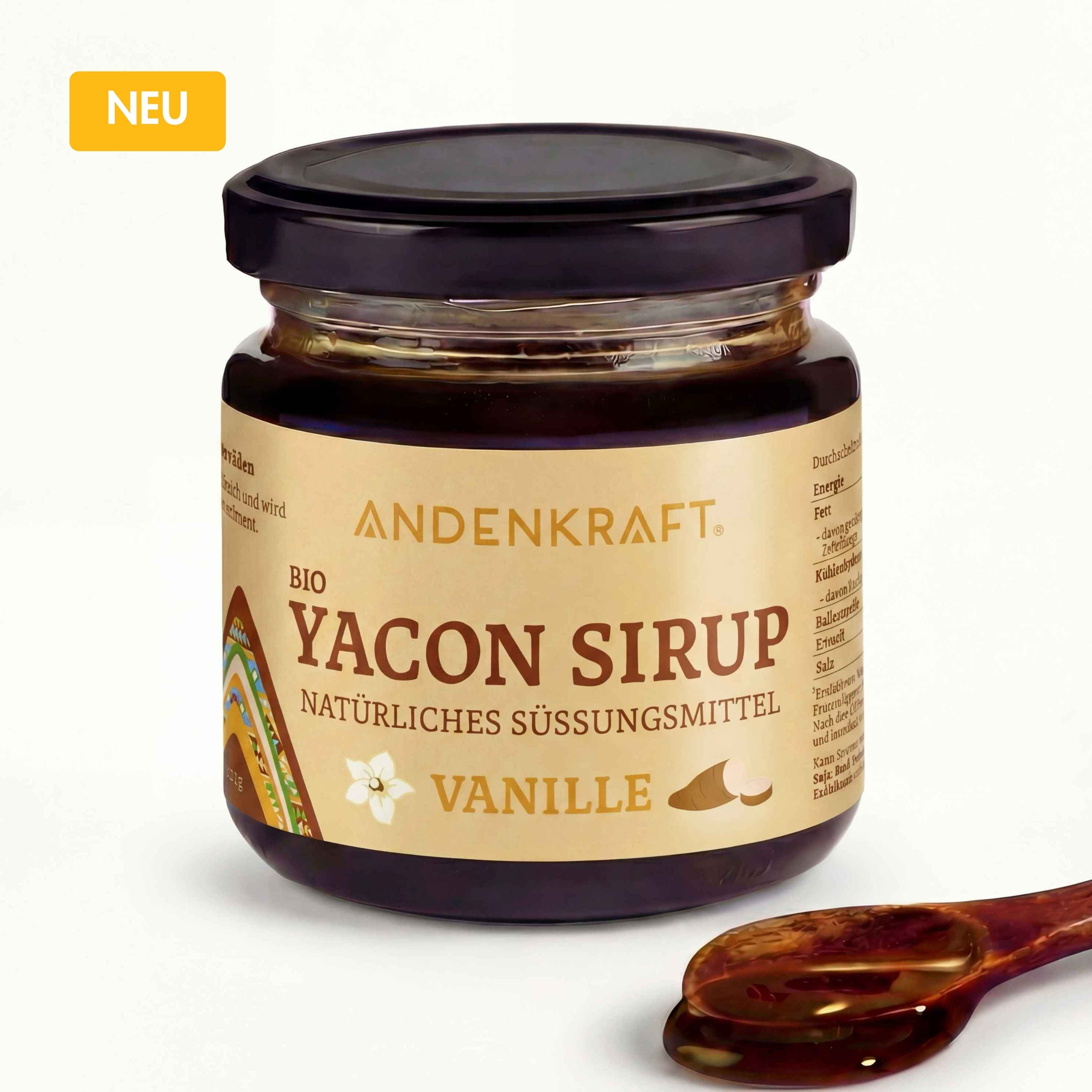 Bio Yacon Sirup Vanille