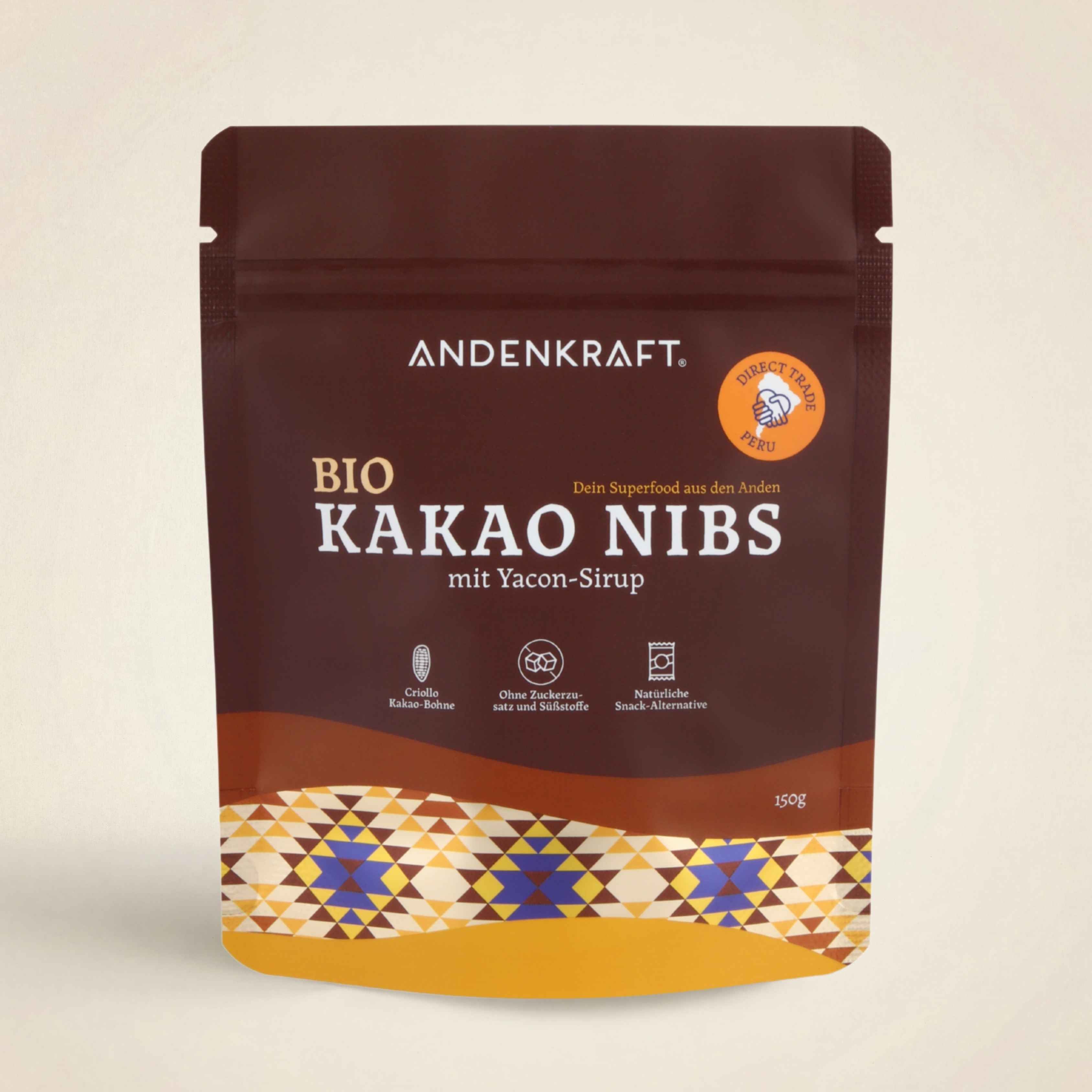 Bio Kakao Nibs mit Yacon Sirup