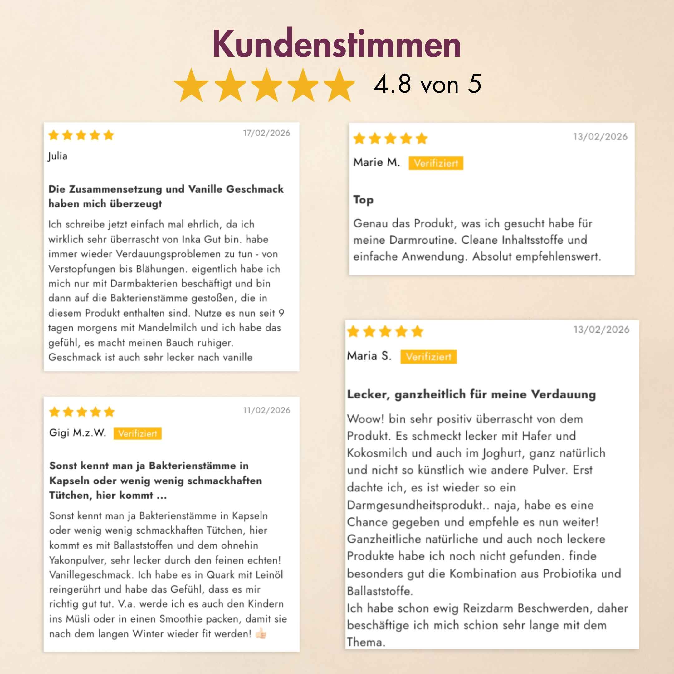 Inka Gut - Darm Routine