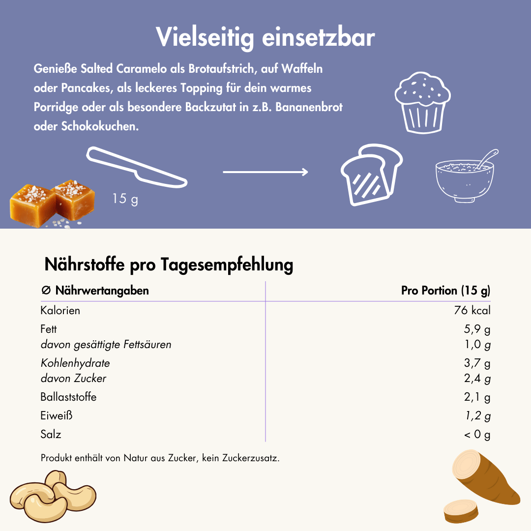 Salted Caramelo - Yacon Cashew Creme